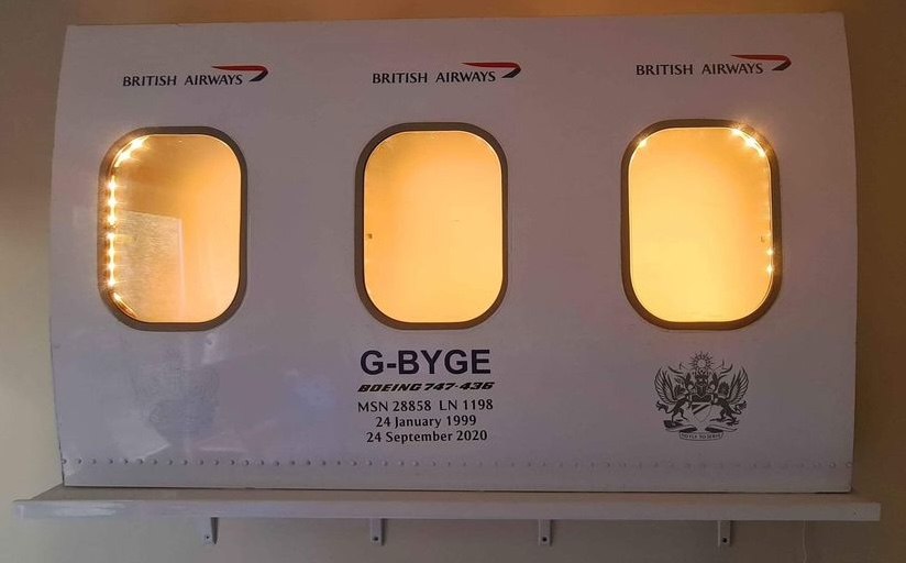 British Airways jet windows from a retired 747 are up for grabs on Facebook Marketplace, offering aviation enthusiasts a unique piece of history.