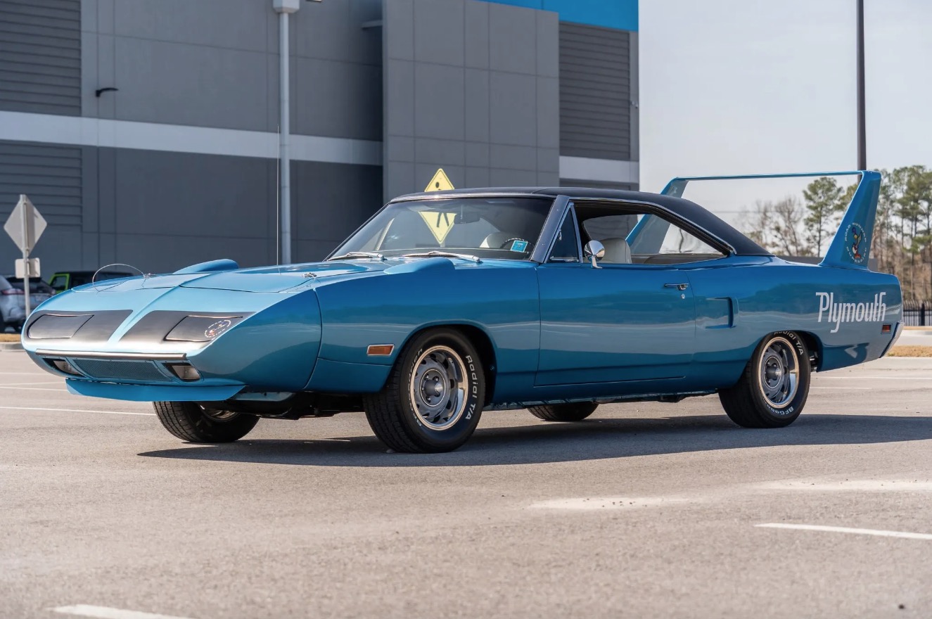 the Rare Plymouth Superbird, featured in Disney Pixar's Cars, up for sale . Built in 1970, only 2,000 made. Boasting 185mph, iconic nose cone, and famous circuit racing history.