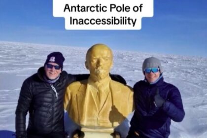 Explore the incredible discovery of a buried artifact in Antarctica, revealed by adventurer Chris Brown, uncovering a piece of history buried in ice.