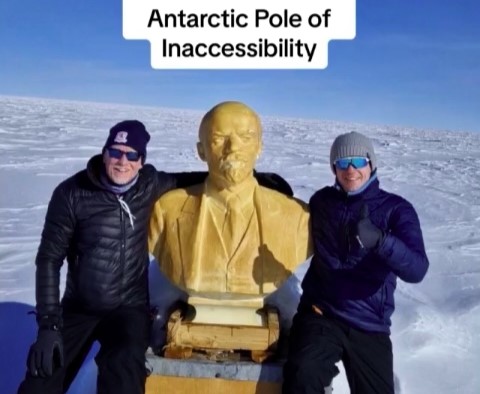 Explore the incredible discovery of a buried artifact in Antarctica, revealed by adventurer Chris Brown, uncovering a piece of history buried in ice.