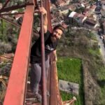 A daredevil climber scaled a power tower in Istanbul, dangling 100m above ground for an exhilarating view, capturing attention and concern online.