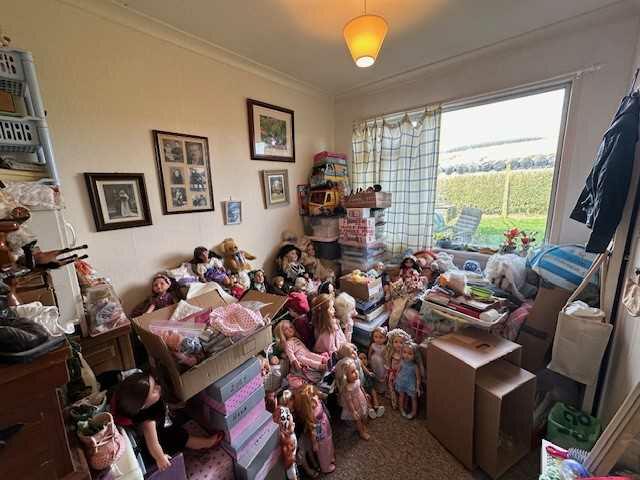 Detached house in Scottish countryside for £130,000 comes with a creepy catch: it's filled with bin bags and dolls. Perfect for off-grid living but beware the eerie occupants.