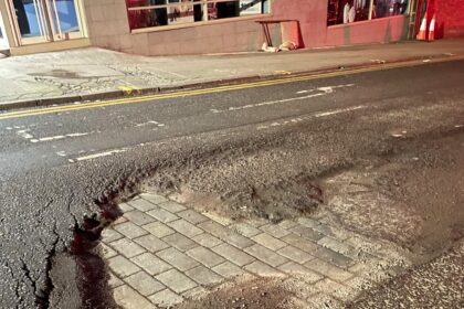 A massive pothole in Glasgow revealed a pristine Victorian cobbled street underneath, stunning motorists. The council swiftly repaired the road.