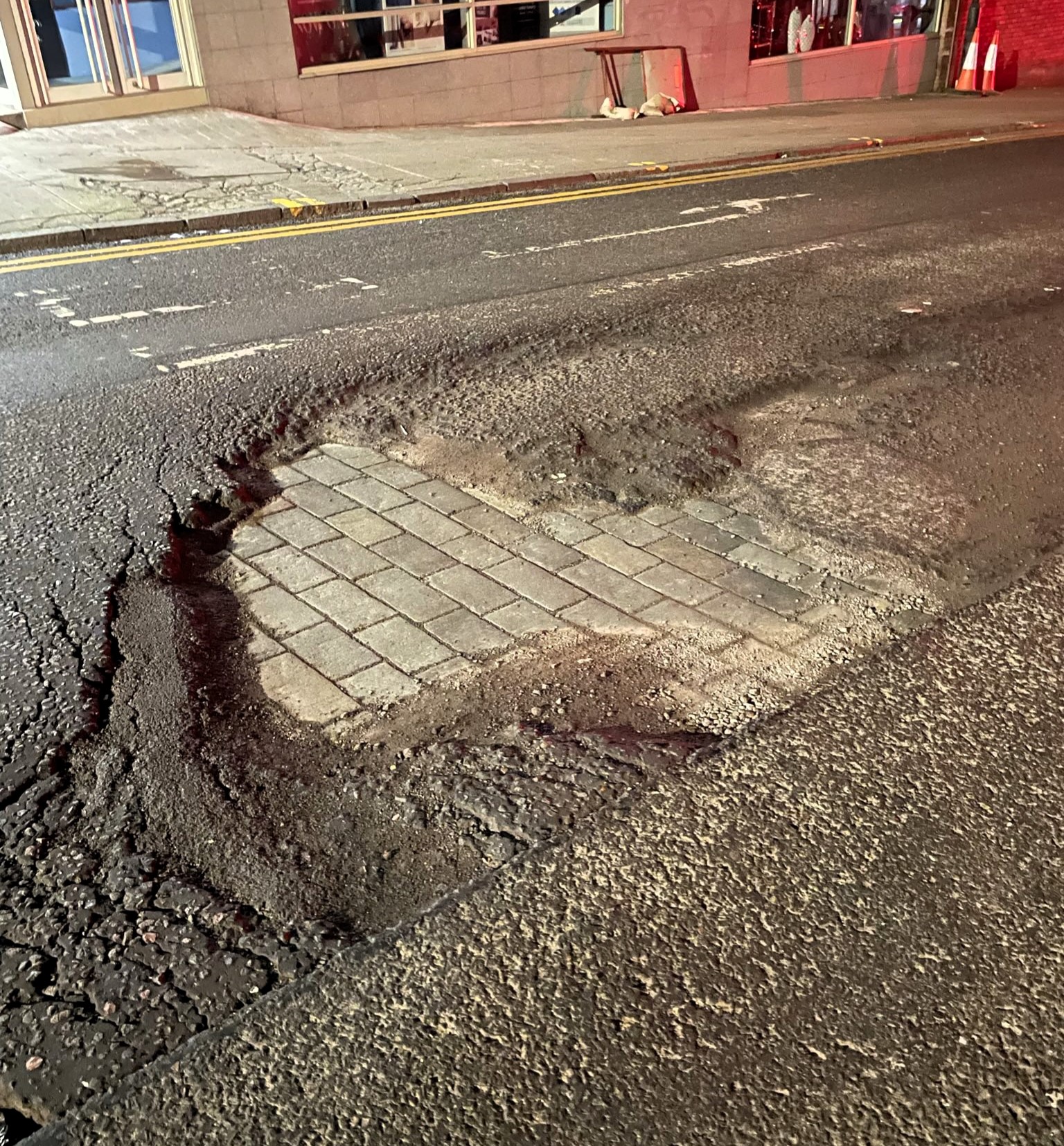 A massive pothole in Glasgow revealed a pristine Victorian cobbled street underneath, stunning motorists. The council swiftly repaired the road.