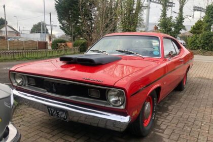 Vintage Plymouth Duster from horror film "The Exorcism of Karen Walker" up for sale for £16,000 with interesting history.