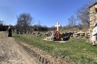 Baffled potential buyers of a ghost village for sale in Matandrino, Spain spotted strange figures on Google Street View. The deserted hamlet, priced at €180,000, intrigued online sleuths with eerie sightings, later revealed to be an art project.