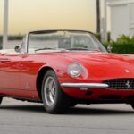 Rare Ferrari 365 California Spyder, one of only 14 worldwide, hits auction block at £3.1 million. With iconic design and top-notch performance, it's a coveted gem for collectors.