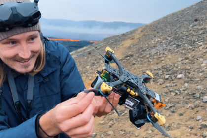 Witness the jaw-dropping moment a drone survives a lava bombardment from an erupting volcano in Iceland, capturing stunning footage.