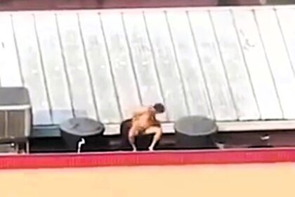 A bizarre incident unfolds as a man takes a bath in a Burger King water tank in Colombia. The restaurant assures customers of product safety.