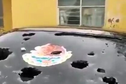 Baseball-sized hailstones wreak havoc in northern Mexico, damaging cars and buildings. Authorities issue alerts for possible tornadoes. Residents urged to stay updated on weather reports.
