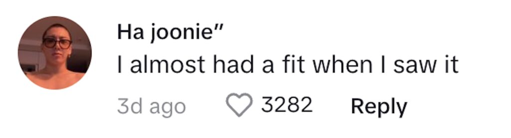 Social media comment on the post of A man encounters a chilling 'vampire' in a parked car during his early morning workout, sparking fear and comparisons to iconic horror movie characters.