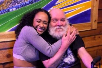 Alicia Mae shares the story of her brother Marvin, often mistaken for her dad due to their 30-year age gap, showcasing their close bond on TikTok.