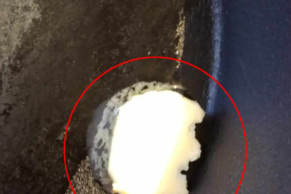 A woman in Burnley, Lancs, was surprised to find her knob of butter resembled Donald Trump's head while preparing dinner.