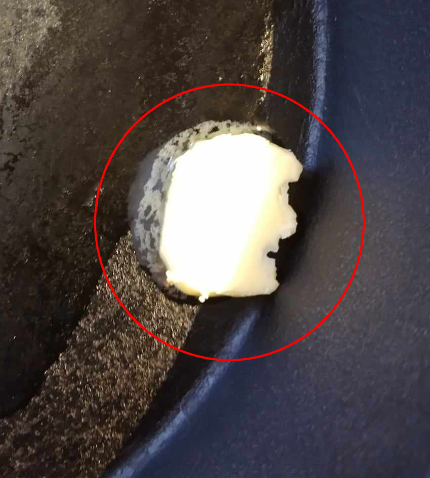 A woman in Burnley, Lancs, was surprised to find her knob of butter resembled Donald Trump's head while preparing dinner.