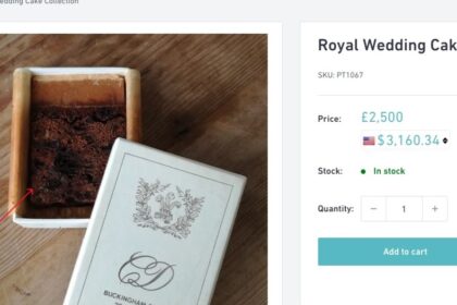 Own a slice of royal history! For £2,500, you can buy a piece of King Charles and Princess Diana's wedding cake, along with slices from other royal weddings. Although not edible, these slices come with proof of authenticity and make for unique collector's items.
