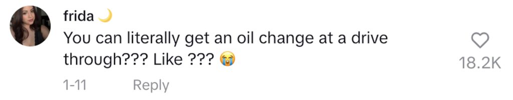 Social media comment on the post of Alexis Roddy recounts a harrowing experience when her attempt to top up car oil led to a catastrophic explosion, urging others to prioritize professional maintenance. Her TikTok warning garnered millions of views, sparking conversations on vehicle safety.