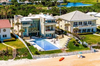 A beachfront house in Florida, designed by architect William Morgan with a unique tie to Coca-Cola bottles, is on sale for $5m.