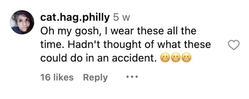Social media comment on the post of Dr. Joe Whittington's eye-opening warning about the dangers of wearing claw hair clips while driving leaves viewers stunned and cautious, sparking a conversation about safety measures.