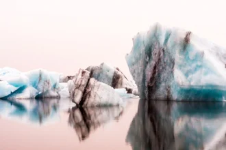 Experience the breathtaking beauty of epic icebergs captured by British photographer Stephen Dean during his trips to Iceland and Svalbard.