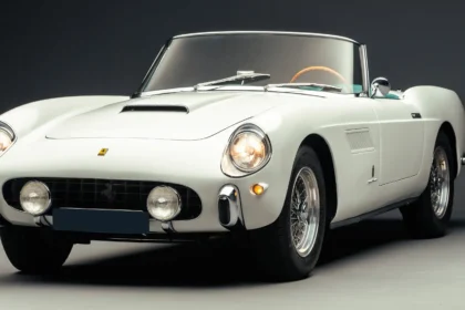 A rare 1958 Ferrari 250 GT Cabriolet Series I, valued at £4.3m, heads to auction. With original features and unique coachwork, it's a prized gem for vintage car enthusiasts.