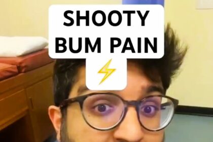 NHS GP Doctor Sooj's TikTok video about 'shooty bum pain' goes viral, explaining proctalgia fugax, a fleeting anal pain caused by spasms of the anal muscles. Viewers resonate with the description, sharing their experiences and seeking relief.