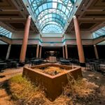 Explore the eerie decay of an abandoned shopping mall, where nature is reclaiming the space. Feathers.Everywhere shares chilling images of the rotting food court, algae-covered jewellery stands, and floors teeming with life. With 2.2m views, viewers are stunned by the haunting scenes and overwhelming decay.