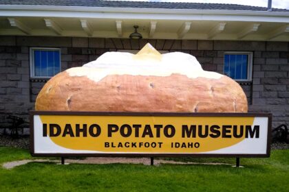 Discover the Idaho Potato Museum, featuring the world's largest crisp. Explore potato-themed exhibits, including a giant spud and Mr. Potato Heads.
