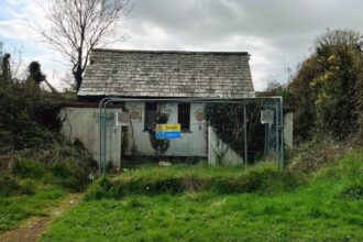 Cornwall's soaring property market sees a public toilet block listed for £180,000 as a development opportunity, with planning permission for a four-bedroom house.