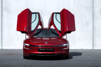 Rare VW XL1 hypercar, limited to 250 units, hits auction block. Diesel-electric hybrid, stunning design, 100km per litre efficiency. Bid starts at £38,750.