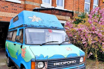 Get ready to solve mysteries in style with your very own 'Mystery Machine' camper van, complete with vibrant exterior, leopard print seats, and funky curtains. Ideal for adventures and hosting, this iconic van could be yours for just £1,300.