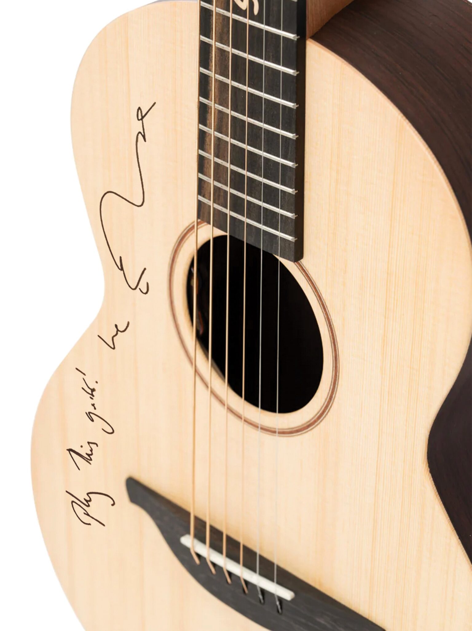 Signed Ed Sheeran guitar from 'Subtract' tour up for grabs at £320 in charity auction. Iconic Love Actually script, The Crown memorabilia, and Hollywood donations add star power to War Child fundraiser.