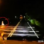 A dashcam captures a spine-chilling moment as a "ghost" crosses a road in Colombia. Social media erupts with debates over the eerie sighting, with some convinced of the paranormal and others offering mundane explanations.