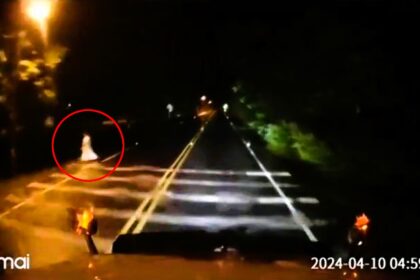 A dashcam captures a spine-chilling moment as a "ghost" crosses a road in Colombia. Social media erupts with debates over the eerie sighting, with some convinced of the paranormal and others offering mundane explanations.