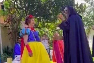 Celebrate an 88th birthday with a magical Snow White-themed party, featuring sons as dwarves, an Evil Queen, and a charming Prince.