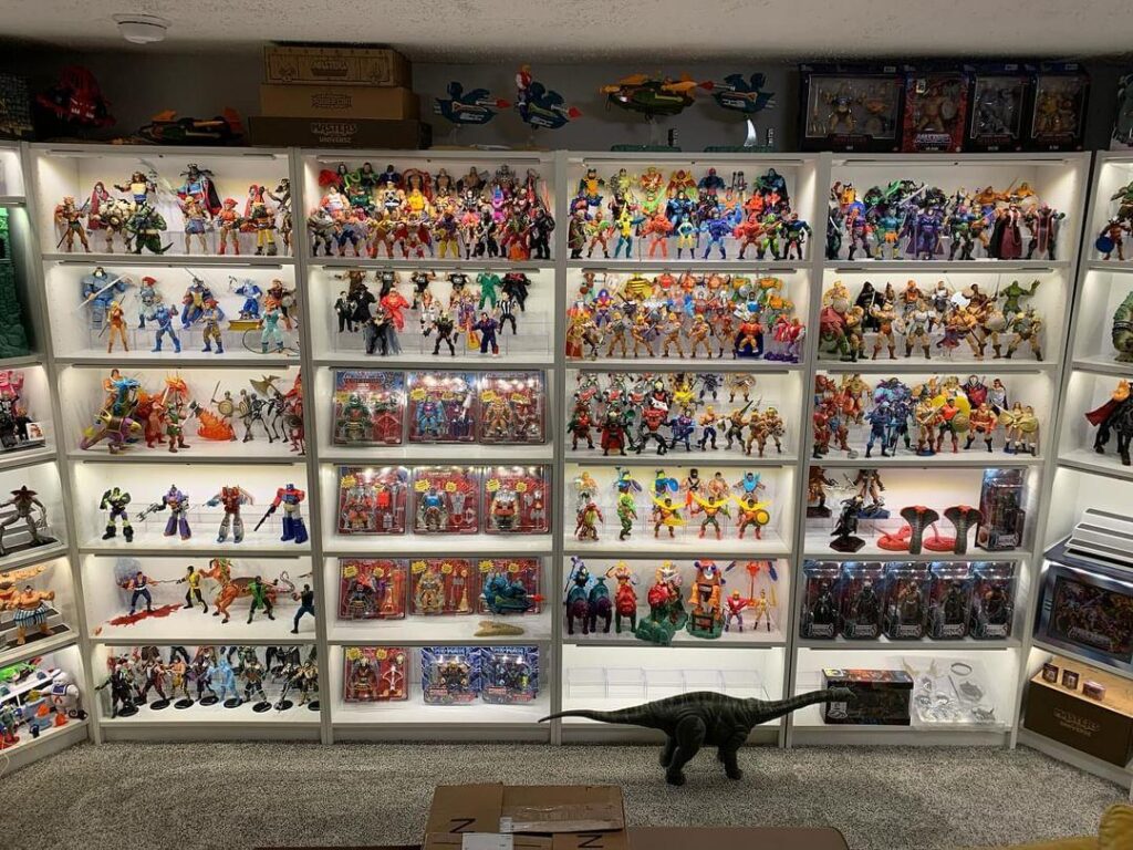 Wrestling fan's astonishing action figure collection rivals the value of his house. 13,000+ characters spanning 40 years, worth £500K-£1M.