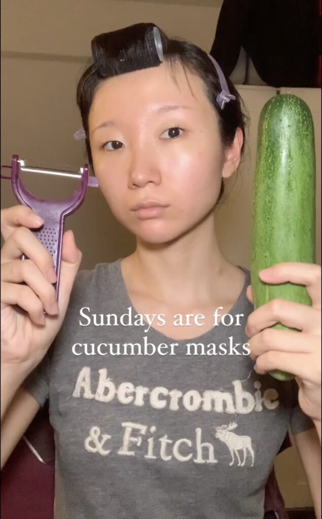 Discover the cheapest and most soothing face mask hack shared by a beauty influencer. Using just cucumber strips, it's gone viral for its simplicity and effectiveness.