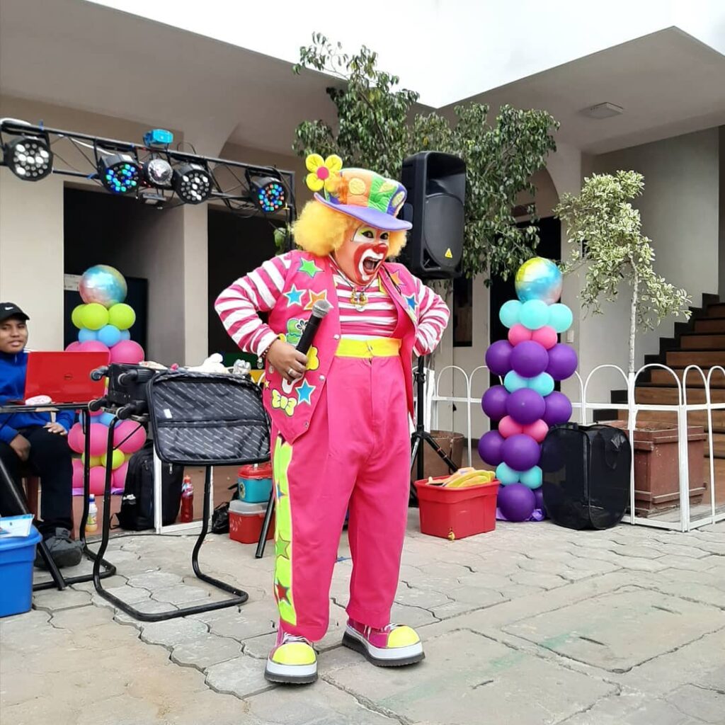 A student surprises classmates by taking his criminal law exam dressed as a clown, having just come from a party performance.