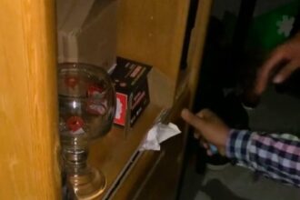 Mexican rock band amused by 'ghost' during rehearsal; spooky footage shows a drawer moving on its own, prompting laughter and amazement as the clips go viral online.