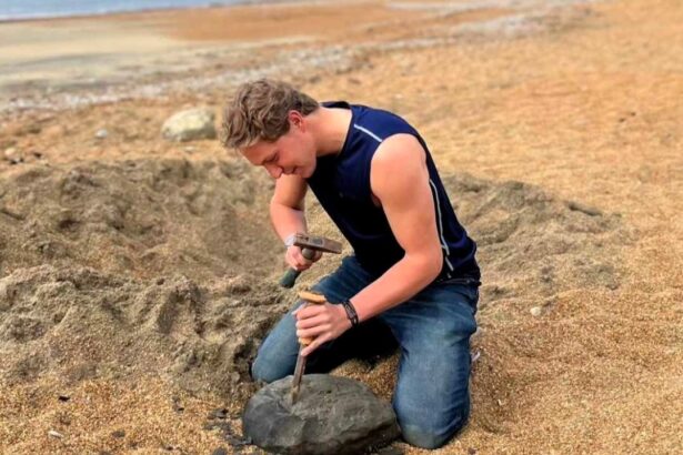 A young dinosaur enthusiast made a rare discovery on an Isle of Wight beach: a giant 115-million-year-old fossil, sparking awe and admiration.