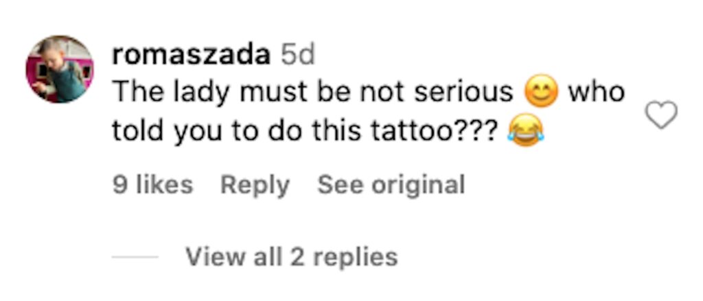 Social media comment on the post of Influencer with Louis Vuitton tattoo on her face outraged after a three-hour wait to enter LV café in Bangkok, only to find her desired cookie unavailable.