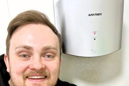 Luke Cooper, a 31-year-old music tutor, passionately tests hand dryers in public restrooms worldwide, documenting his findings since October on his TikTok page, Dried & Tested.
