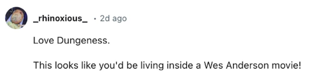 Social media comment on the post of Own a detached bungalow in Britain's only desert, Dungeness, with stunning views and quirky charm. Experience isolation and atmosphere for £875k.