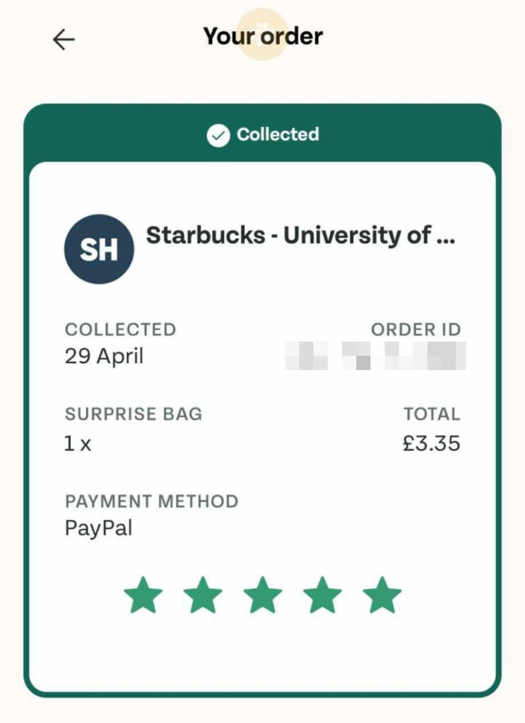 Student's £3.35 Too Good To Go order from Starbucks surprises her with 30 toasties. Unexpected bounty sparks amazement and generosity.
