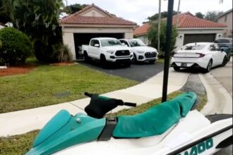 A mum-of-two is astonished by the items she finds discarded in wealthy neighborhoods, like a jet ski and £1,600 BBQ, all abandoned as trash. Nuria Calvo and partner Sebastian Mendez explore Florida's affluent areas, uncovering luxury goods and sharing their finds with over 2 million followers on social media.