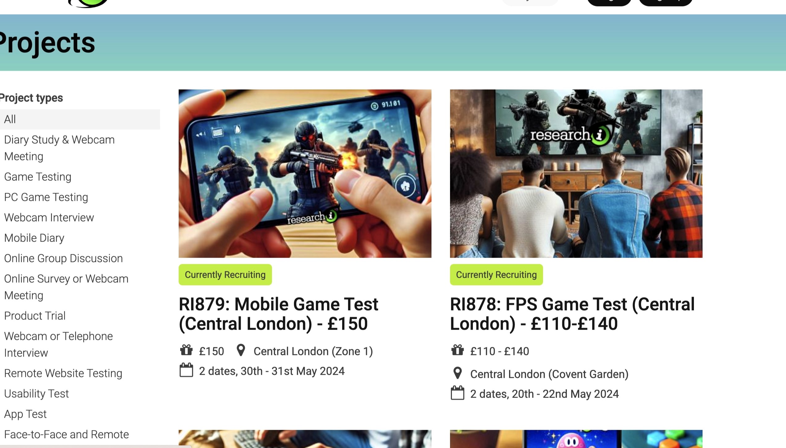 Get paid to play the latest computer games! Research-i seeks gamers to test upcoming releases, earning up to £700. From casual to hardcore, all are welcome to register and enjoy paid market research projects from home or in London.