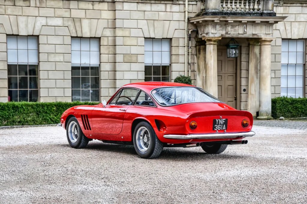 Formerly owned by Chris Evans, a vintage Ferrari 250 GT/L Berlinetta Lusso, with its iconic red exterior and tan leather interior, is up for auction. Boasting a top speed of 150mph, this classic car, one of only 350 ever built, is expected to fetch between £1.1 million and £1.5 million.