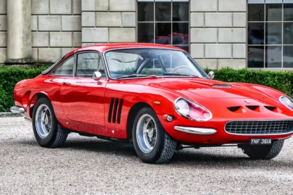 Formerly owned by Chris Evans, a vintage Ferrari 250 GT/L Berlinetta Lusso, with its iconic red exterior and tan leather interior, is up for auction. Boasting a top speed of 150mph, this classic car, one of only 350 ever built, is expected to fetch between £1.1 million and £1.5 million.