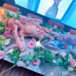 A diner in Taichung, Taiwan, stumped by a £1,456 sushi feast served on a naked model. The practice, known as 'Nyotaimori,' faces criticism and health concerns. Inspection pending.A diner in Taichung, Taiwan, stumped by a £1,456 sushi feast served on a naked model. The practice, known as 'Nyotaimori,' faces criticism and health concerns. Inspection pending.