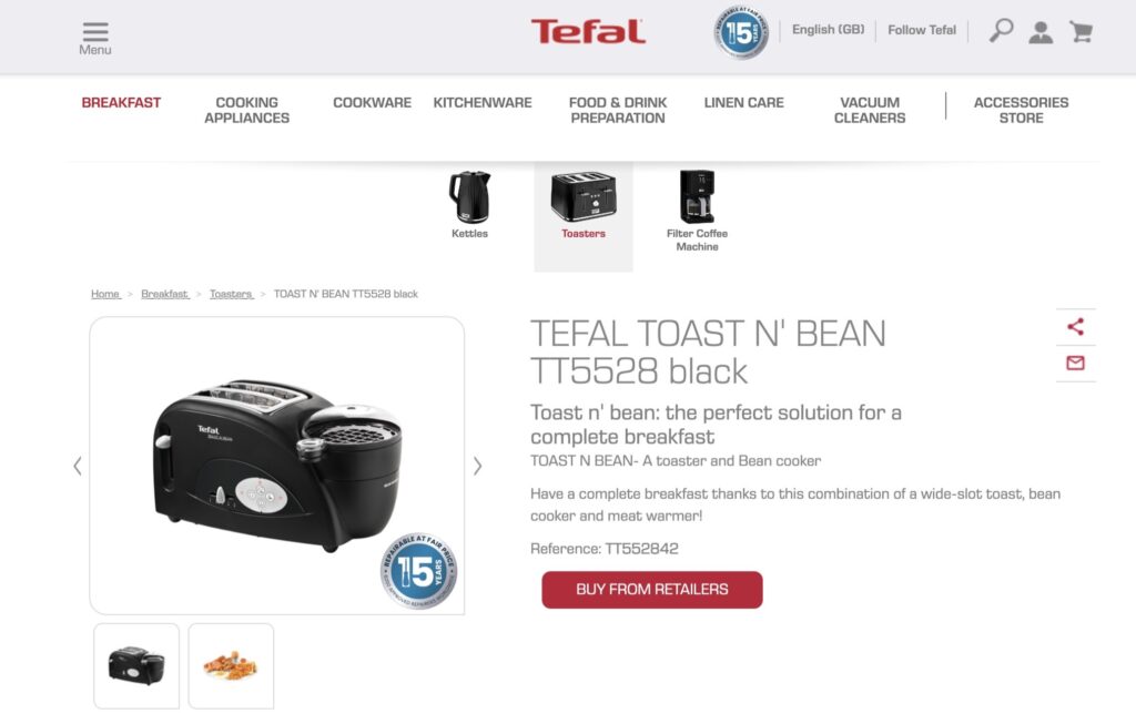 Discover the Tefal Toast ‘n' Egg ‘n' Beans Toaster, a game-changer for Brits. Cook beans on toast simultaneously and enjoy quick meals with this innovative kitchen gadget.