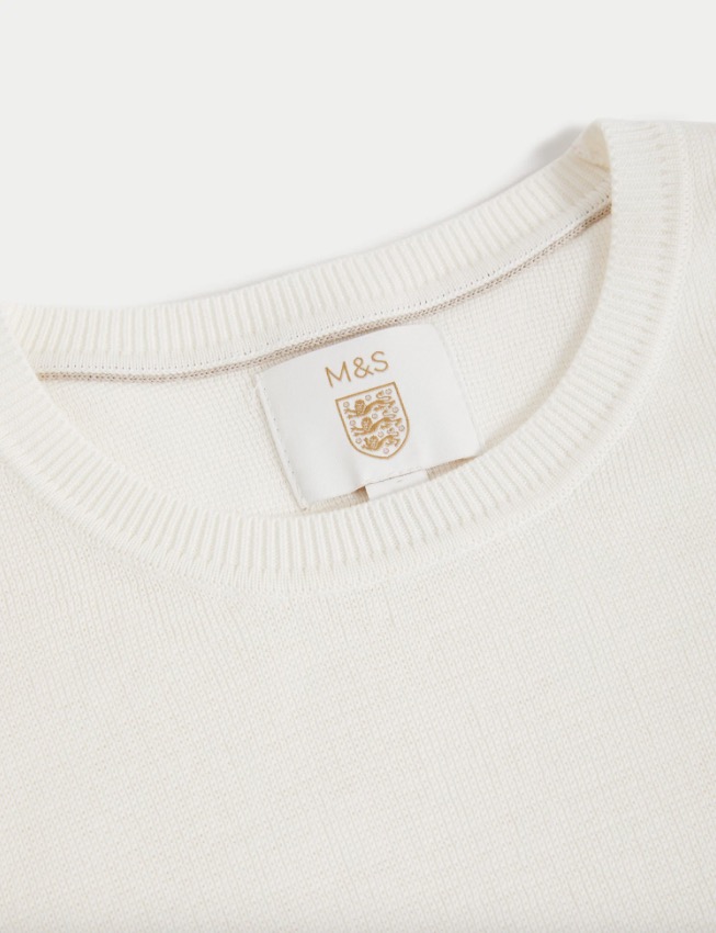 Marks and Spencer's Euro 2024 clothing line for the Three Lions faces backlash from shoppers. Items like the £40 textured T-shirt and £55 suede loafers deemed "unsuitable."